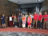 Visita de los trabajadores al Mausoleo